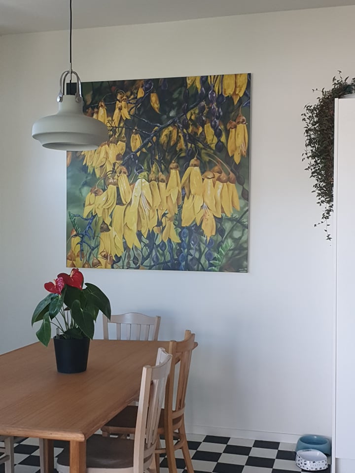 'Kowhai' as seen on The Block NZ (prints on canvas)
