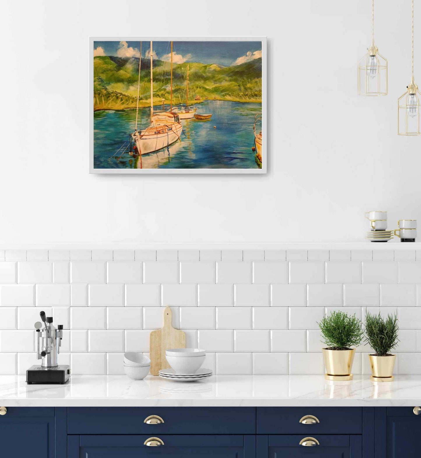 Apia Harbor - limited edition prints on canvas (stretched on frame or loose canvas)