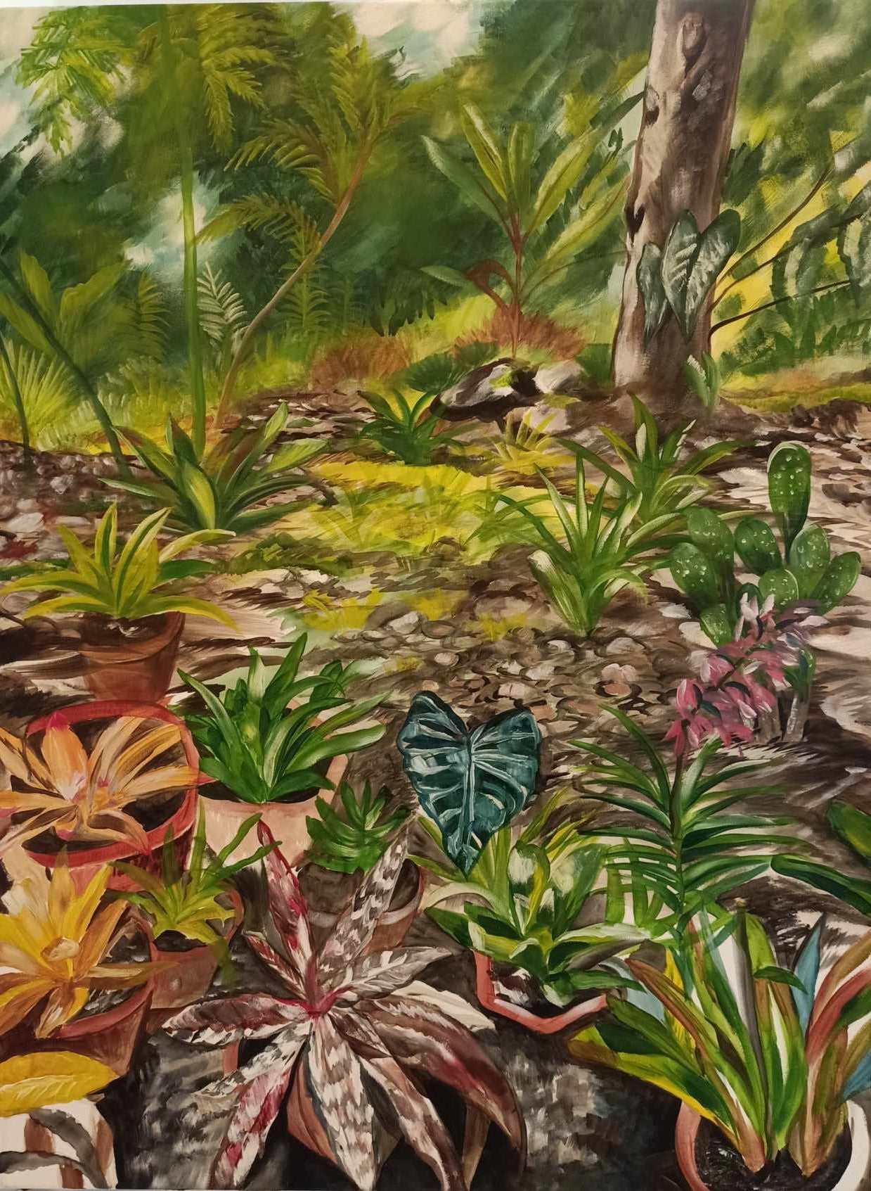 Tuleles Garden #2 print on canvas