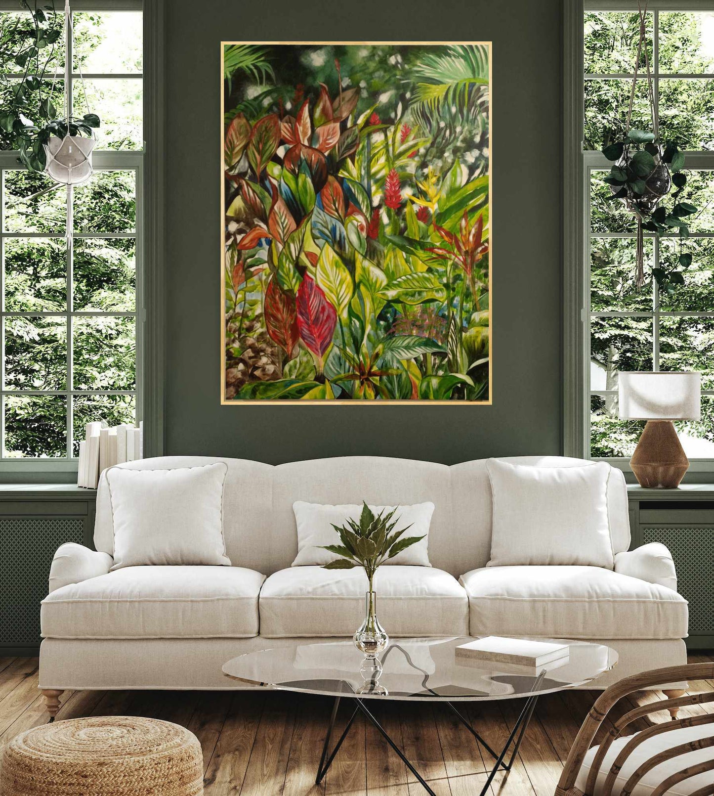 Tuleles Garden #1 original - framed