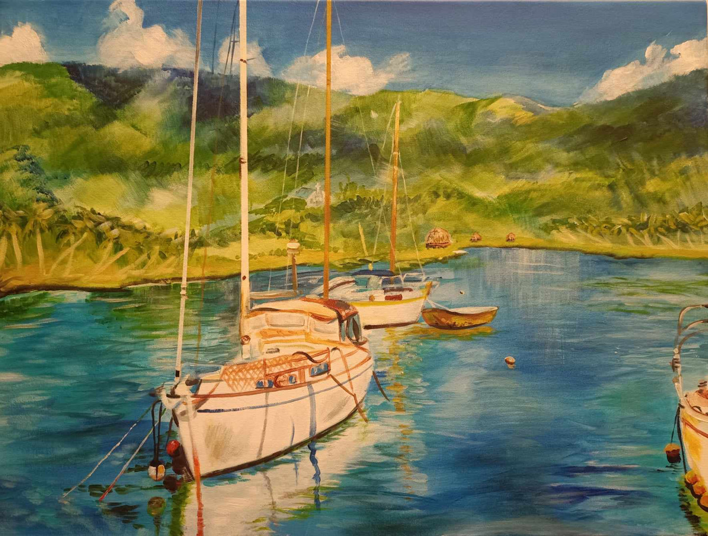 Apia Harbor - limited edition prints on canvas (stretched on frame or loose canvas)