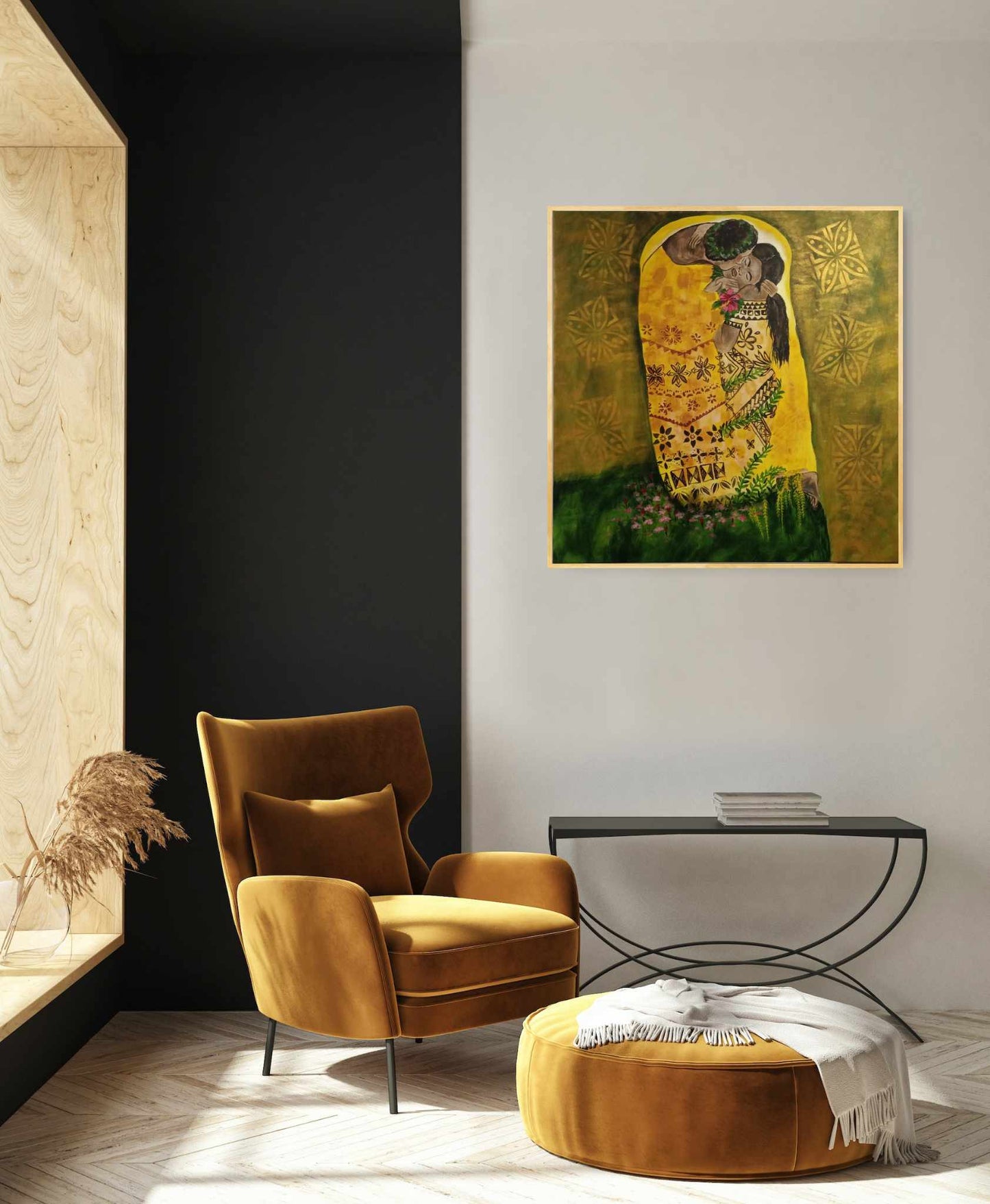Le Sogi 'the kiss' limited edition prints on canvas