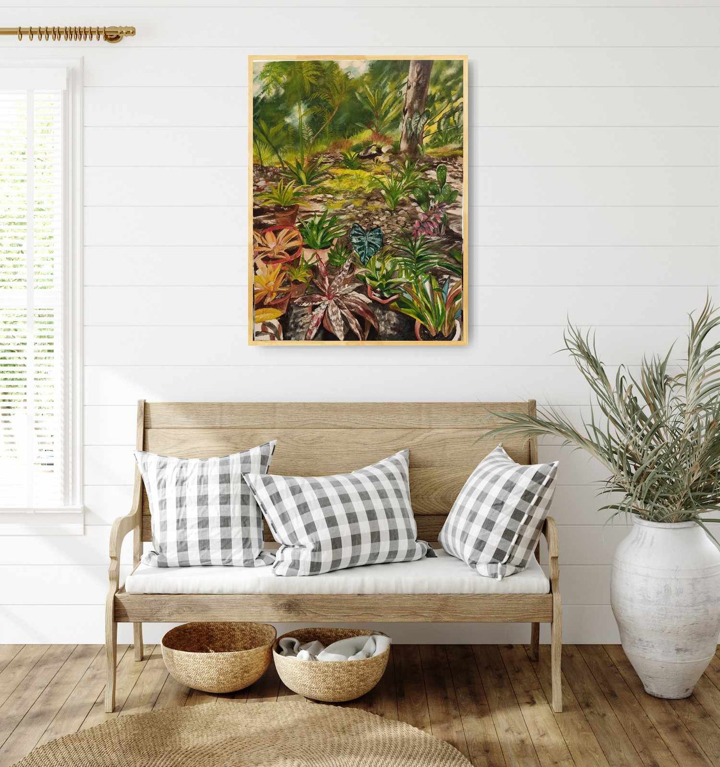 Tuleles Garden #2 print on canvas