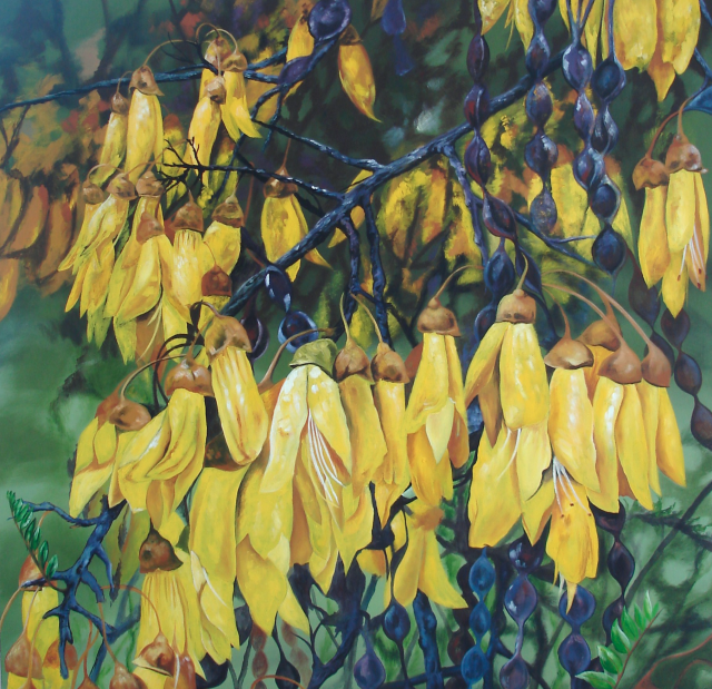 'Kowhai' as seen on The Block NZ (prints on canvas)