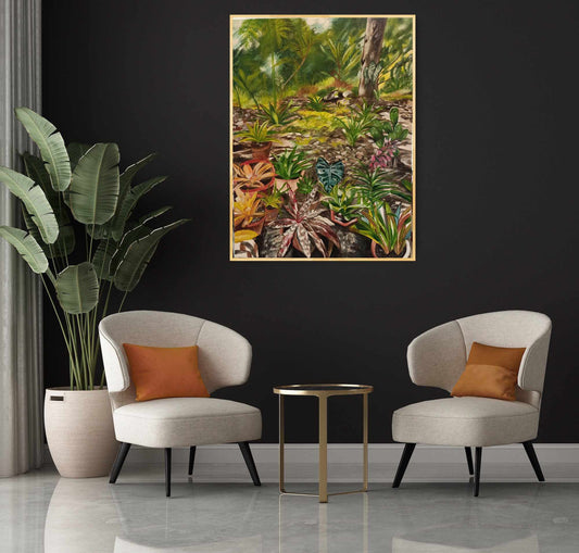 Tuleles Garden #2 print on canvas